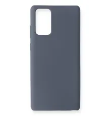 Samsung Galaxy Note 20 Kılıf Nano içi Kadife Silikon - Gri