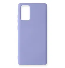 Samsung Galaxy Note 20 Kılıf Nano içi Kadife Silikon - Lila