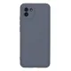 Samsung Galaxy A03 Kılıf Nano içi Kadife Silikon - Gri