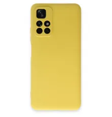 Xiaomi Redmi Note 11T Kılıf Nano içi Kadife Silikon - Sarı