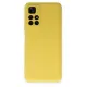 Xiaomi Redmi Note 11T Kılıf Nano içi Kadife Silikon - Sarı