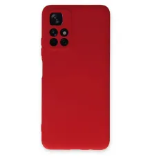 Xiaomi Redmi Note 11T Kılıf Nano içi Kadife Silikon - Kırmızı