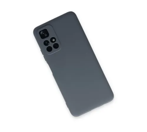 Xiaomi Redmi Note 11T Kılıf Nano içi Kadife Silikon - Gri