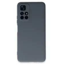 Xiaomi Redmi Note 11T Kılıf Nano içi Kadife Silikon - Gri