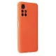 Xiaomi Redmi Note 11T Kılıf Nano içi Kadife Silikon - Turuncu