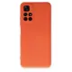 Xiaomi Redmi Note 11T Kılıf Nano içi Kadife Silikon - Turuncu