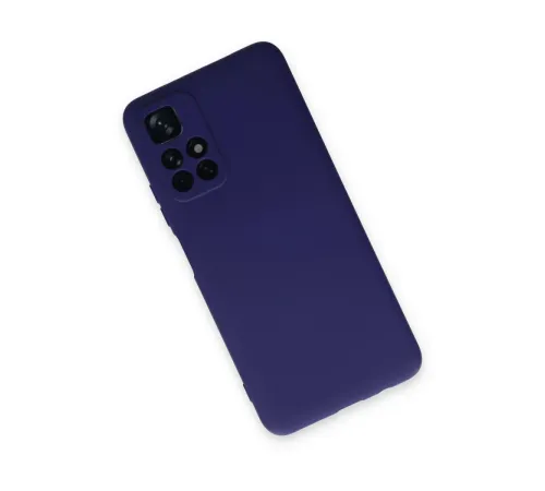Xiaomi Redmi Note 11T Kılıf Nano içi Kadife Silikon - Mor