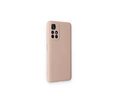 Xiaomi Redmi Note 11T Kılıf Nano içi Kadife Silikon - Pudra