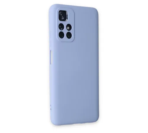 Xiaomi Redmi Note 11T Kılıf Nano içi Kadife Silikon - Lila
