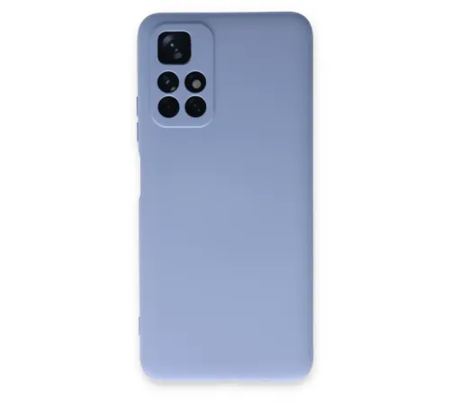 Xiaomi Redmi Note 11T Kılıf Nano içi Kadife Silikon - Lila