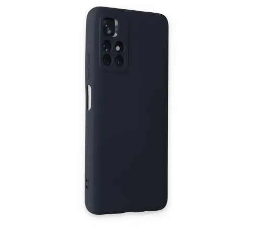Xiaomi Redmi Note 11T Kılıf Nano içi Kadife Silikon - Lacivert