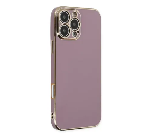 Apple iPhone 16 Pro Max Kılıf Volet Silikon - Mor