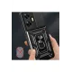 Realme C55 Kılıf Pars Lens Yüzüklü Silikon - Kırmızı