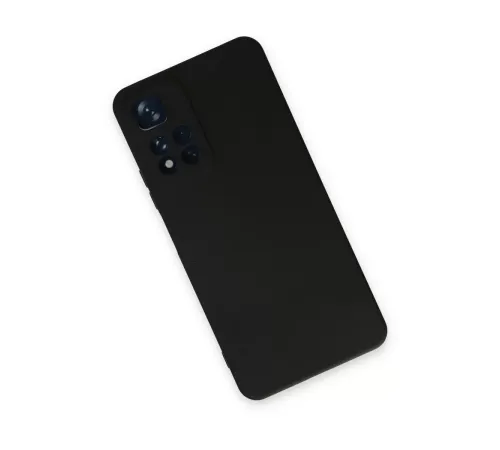 Xiaomi Redmi Note 11 Pro Plus 5G Kılıf Nano içi Kadife Silikon - Siyah