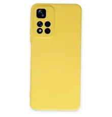 Xiaomi Redmi Note 11 Pro Plus 5G Kılıf Nano içi Kadife Silikon - Sarı