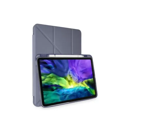 Apple iPad Air 4 10.9 Kılıf Kalemlikli Mars Tablet Kılıfı - Lavender