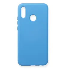 Huawei P20 Lite Kılıf Nano içi Kadife Silikon - Mavi