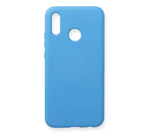 Huawei P20 Lite Kılıf Nano içi Kadife Silikon - Mavi