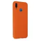 Huawei P20 Lite Kılıf Nano içi Kadife Silikon - Turuncu
