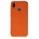 Huawei P20 Lite Kılıf Nano içi Kadife Silikon - Turuncu