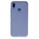 Huawei P20 Lite Kılıf Nano içi Kadife Silikon - Lila