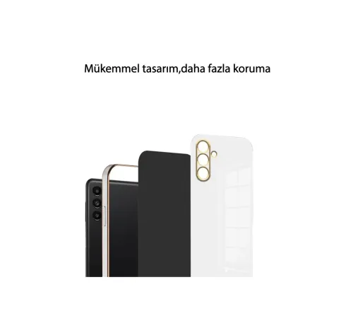 Samsung Galaxy M15 Kılıf Volet Silikon - Kırmızı