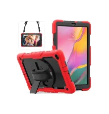 Samsung Galaxy T510 Tab A 10.1 Kılıf Pars Tablet Kapak - Kırmızı