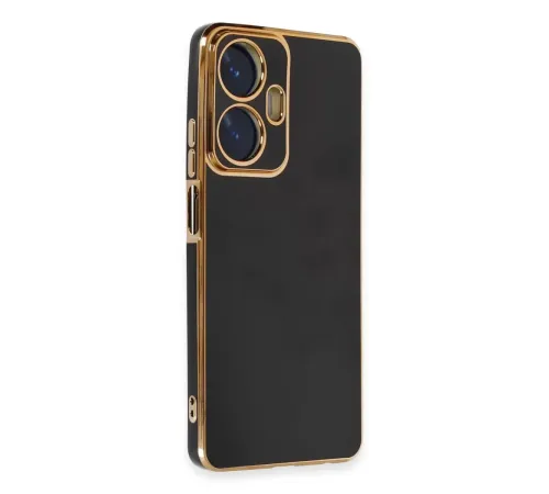 Realme C55 Kılıf Volet Silikon - Siyah
