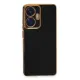 Realme C55 Kılıf Volet Silikon - Siyah