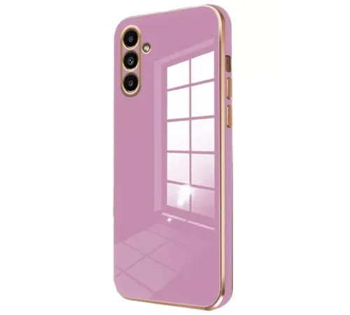 Samsung Galaxy M15 Kılıf Volet Silikon - Mor