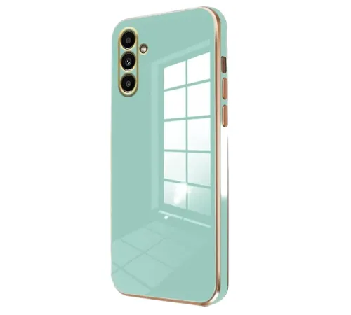 Samsung Galaxy M15 Kılıf Volet Silikon - Açık Yeşil