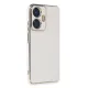 Realme C55 Kılıf Volet Silikon - Beyaz