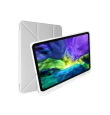 Apple iPad 9.7 (2018) Kılıf Kalemlikli Mars Tablet Kılıfı - Gri