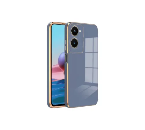 Vivo Y18 Kılıf Volet Silikon - Mavi
