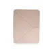 Apple iPad Pro 12.9 (2021) Kılıf Kalemlikli Mars Tablet Kılıfı - Rose Gold