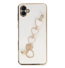Samsung Galaxy A04E Kılıf Esila Silikon - Beyaz