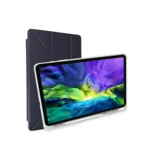 Samsung Galaxy T870 Tab S7 11 Kılıf Kalemlikli Mars Tablet Kılıfı - Lacivert