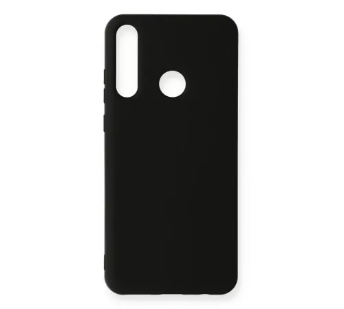 Huawei Y6P Kılıf Nano içi Kadife Silikon - Siyah