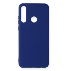 Huawei Y6P Kılıf Nano içi Kadife Silikon - Lacivert