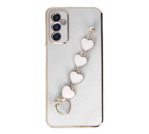Samsung Galaxy A14 4G Kılıf Esila Silikon - Beyaz
