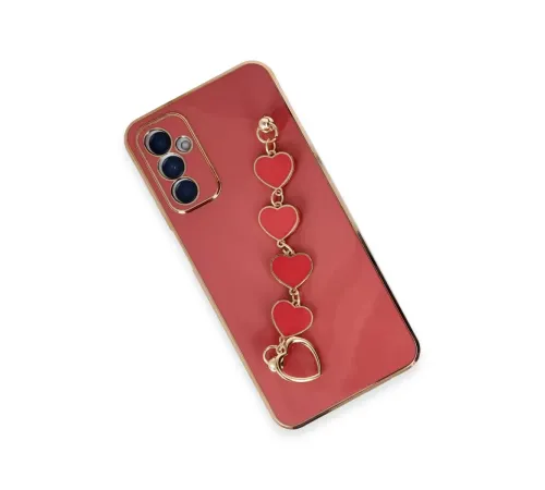 Samsung Galaxy A14 4G Kılıf Esila Silikon - Kırmızı