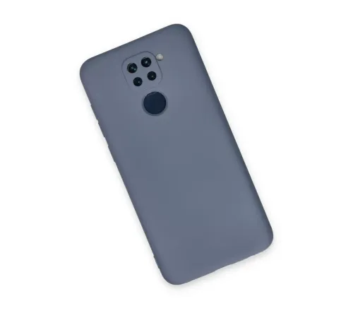 Xiaomi Redmi Note 9 Kılıf Nano içi Kadife Silikon - Gri