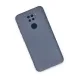 Xiaomi Redmi Note 9 Kılıf Nano içi Kadife Silikon - Gri