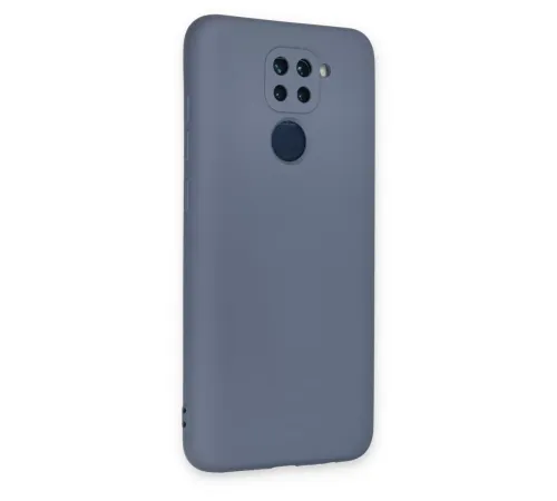 Xiaomi Redmi Note 9 Kılıf Nano içi Kadife Silikon - Gri