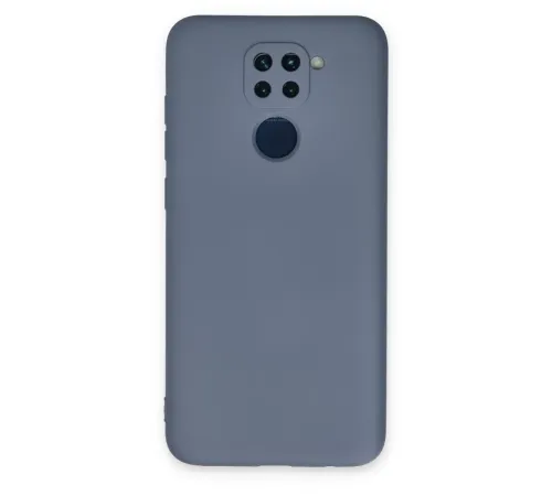 Xiaomi Redmi Note 9 Kılıf Nano içi Kadife Silikon - Gri