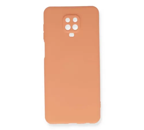 Xiaomi Redmi Note 9 Pro Kılıf Nano içi Kadife Silikon - Turuncu