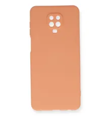 Xiaomi Redmi Note 9 Pro Kılıf Nano içi Kadife Silikon - Turuncu