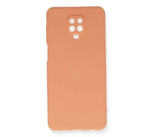 Xiaomi Redmi Note 9 Pro Kılıf Nano içi Kadife Silikon - Turuncu