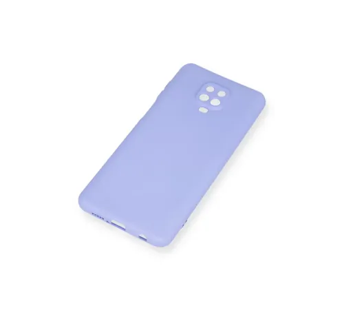 Xiaomi Redmi Note 9 Pro Kılıf Nano içi Kadife Silikon - Lila
