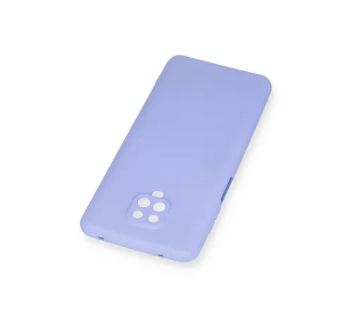 Xiaomi Redmi Note 9 Pro Kılıf Nano içi Kadife Silikon - Lila